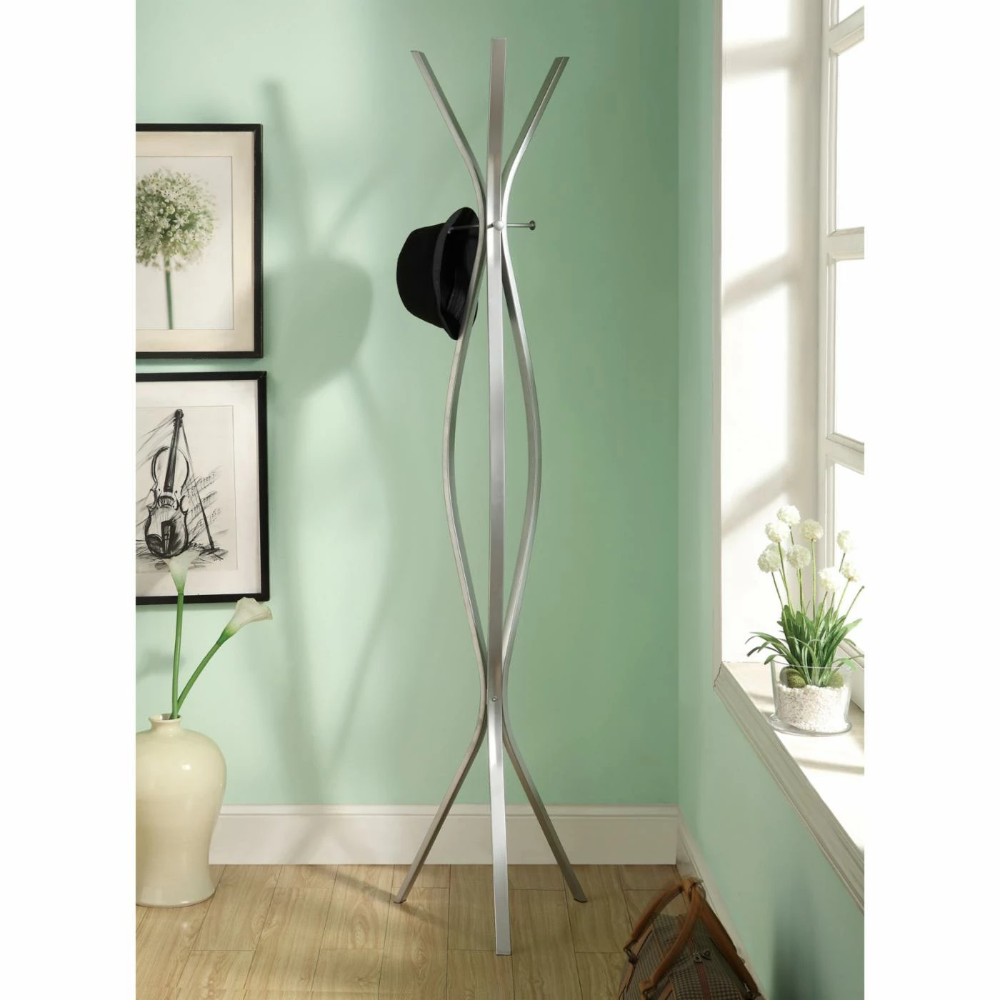 Wholesale β Monarch Specialties Monarch Metal Contemporary 72 In. π§₯ Coat Rack π - Image 4