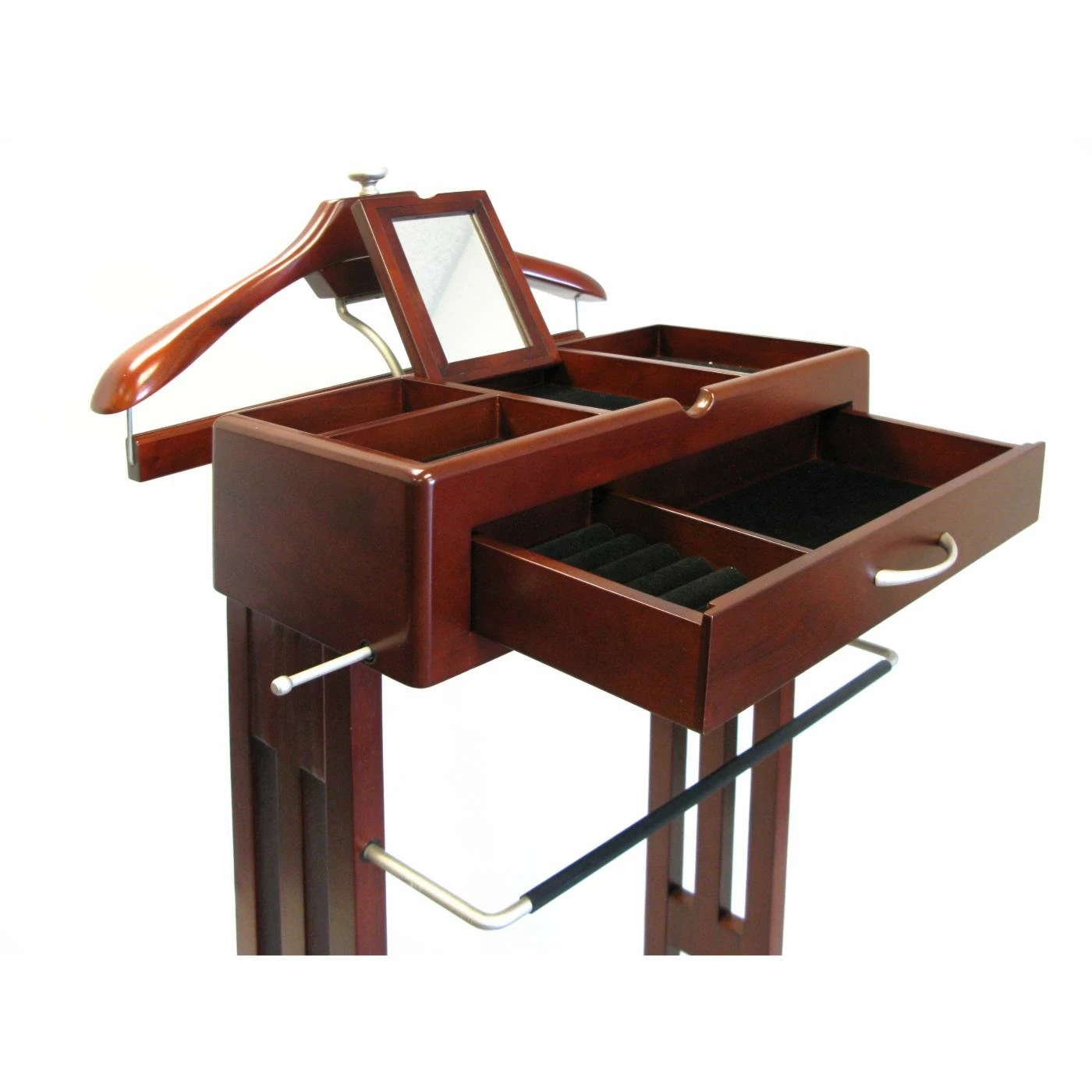 Outlet 🥰 Wood Proman Norstar Valet With Flip Mirror 🛒 - Image 7