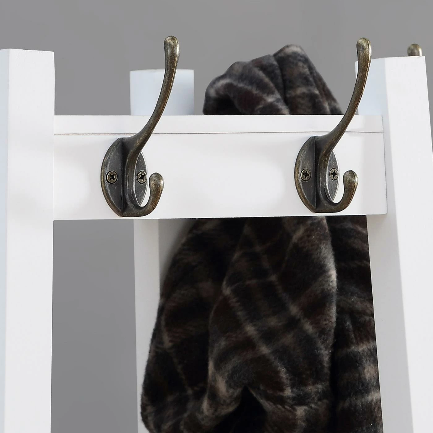 Hot Sale 😀 Wood Roundhill Furniture Vassen 3 Shelf Storage Standing 🧥 Coat Rack ✨ - Image 8