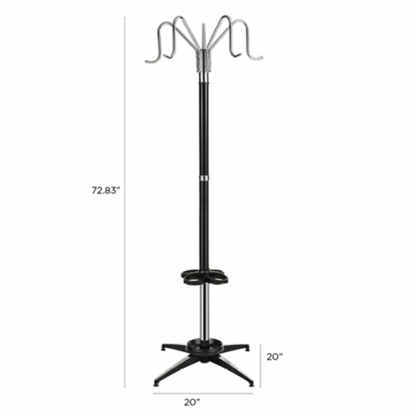 Outlet 👏 Wrought Iron Happimess Ethan Parlor Standing 🧥 Coat Rack 👏 - Image 3