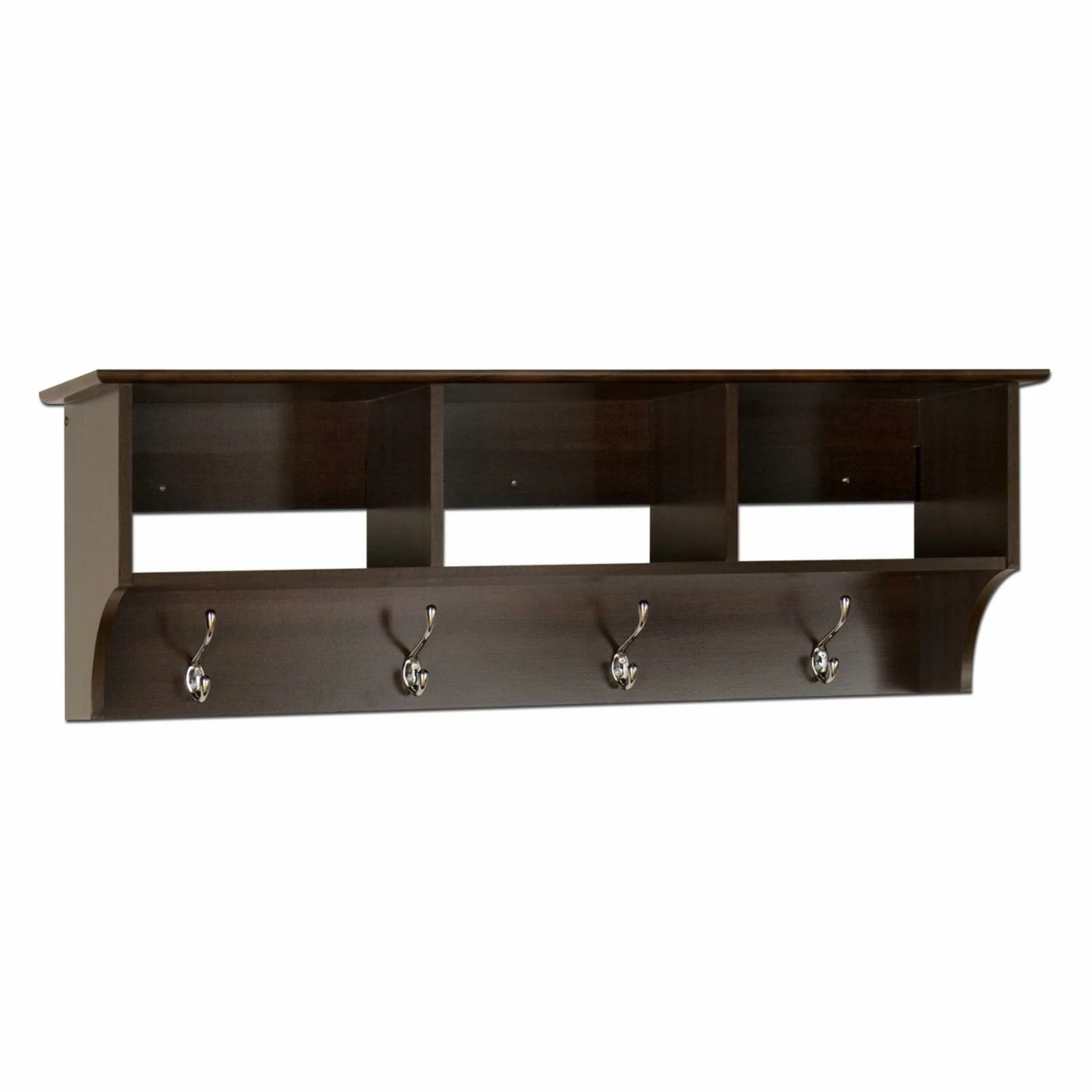 Wholesale β Wood Prepac Fremont Espresso Entryway Cubbie Shelf And π§₯ Coat Rack β¨ - Image 3