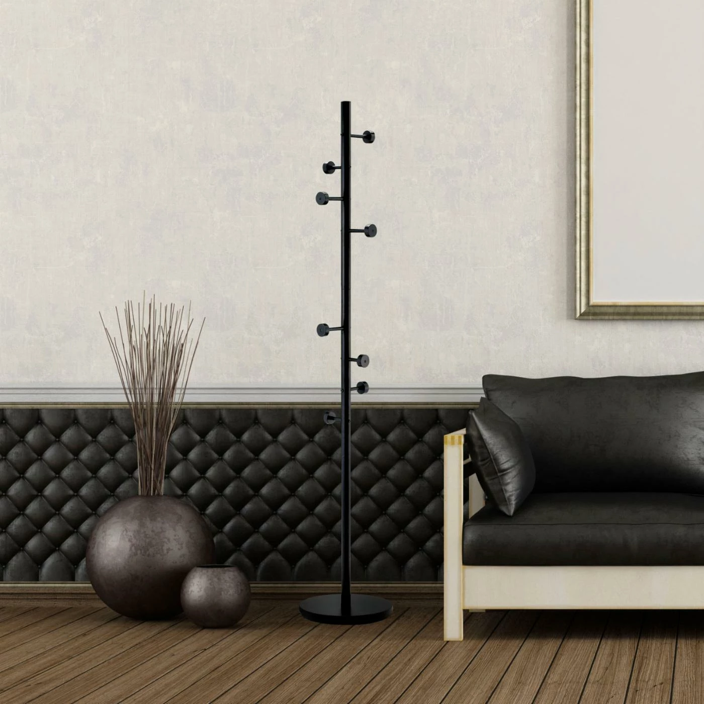 Deals ⌛ Metal Adesso Swizzle Standing 🧥 Coat Rack ✔️ - Image 2