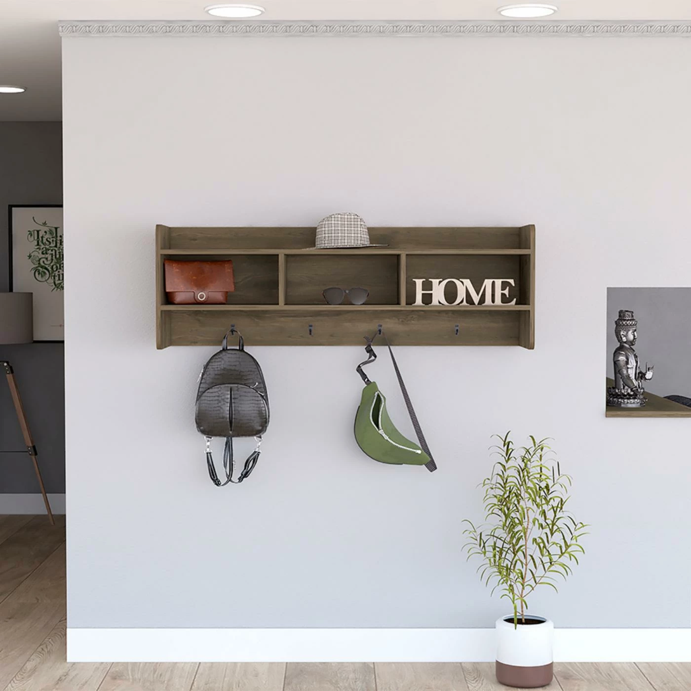 Cheap π Wood RST Brands Holbrook Modern π§₯ Coat Rack π₯ - Image 2