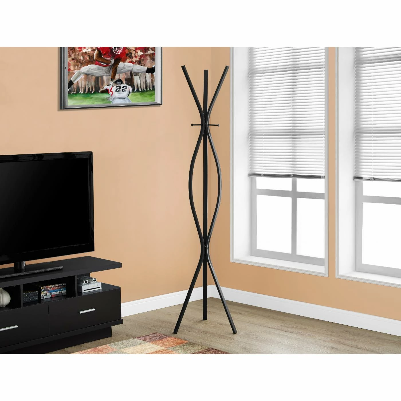 Wholesale β Monarch Specialties Monarch Metal Contemporary 72 In. π§₯ Coat Rack π - Image 2