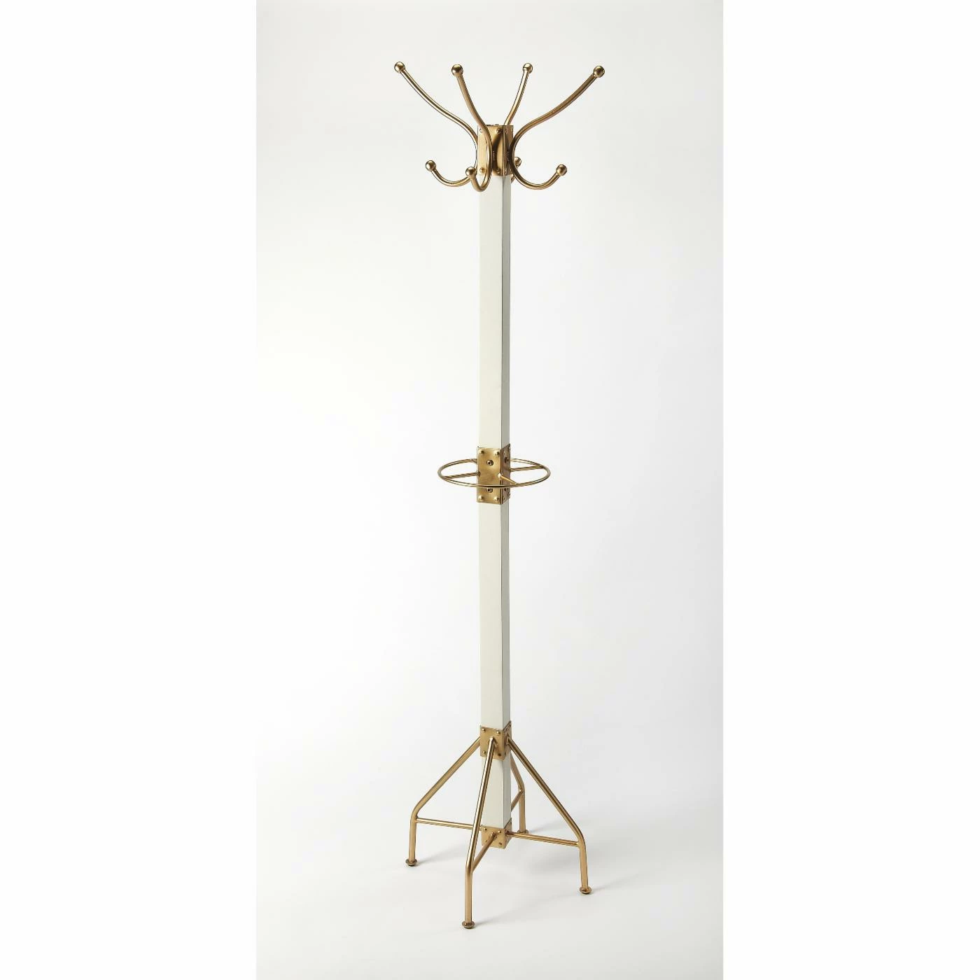 Brand new β€οΈ Wrought Iron Butler Specialty Logan Square Free Standing π§₯ Coat Rack π₯°