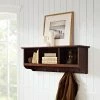 Flash Sale 🥰 Wood Crosley Brennan Entryway Storage Shelf - Mahogany ✔️