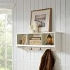 Best Sale 🛒 Wood Crosley Brennan Entryway Storage Shelf - White 🧨