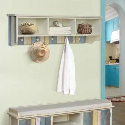 Buy ⭐ Wood Gallerie Decor Seaside Wall Organizer 🔔
