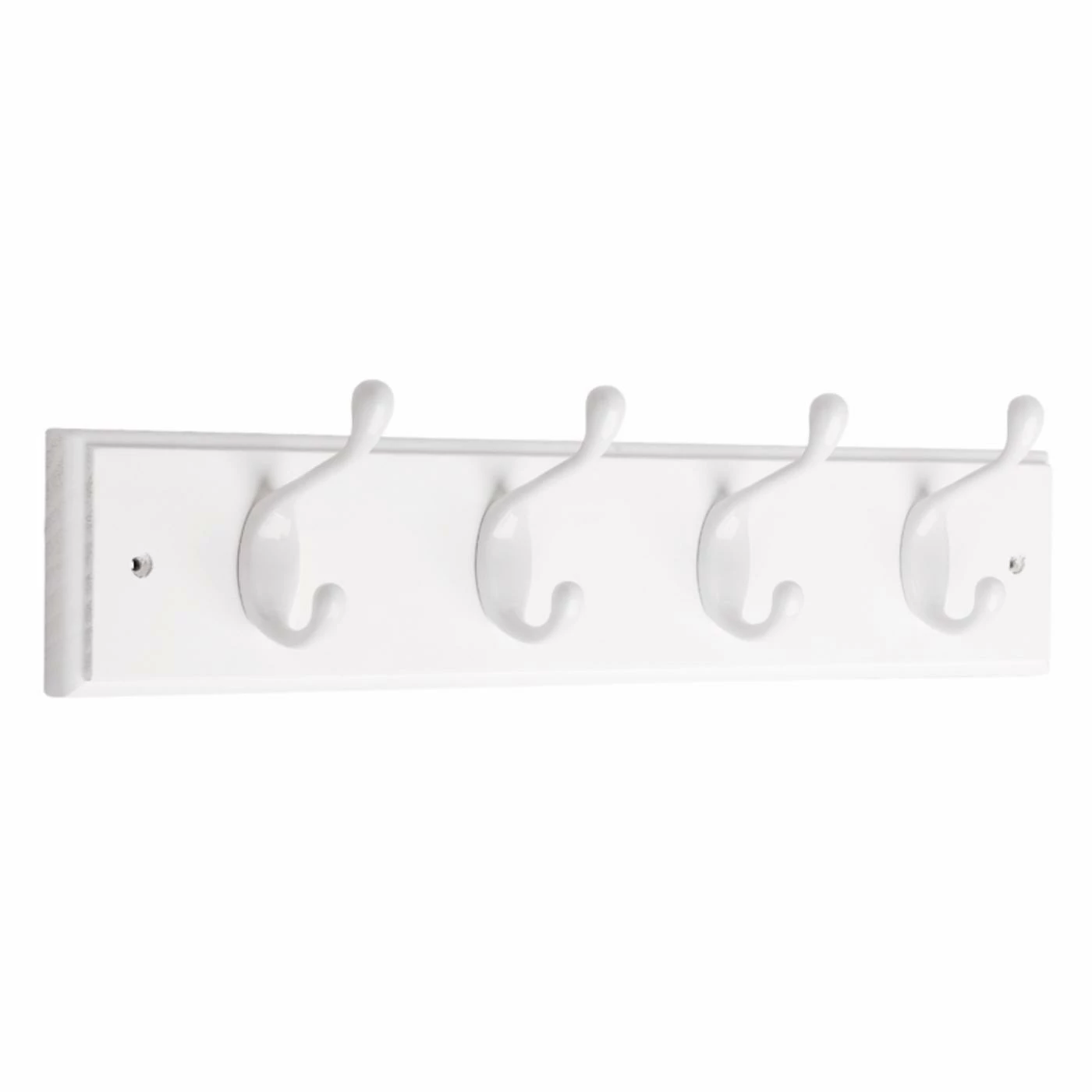 Top 10 🥰 Metal Liberty Hardware 18 In. 🧥 Coat And Hook Rack With 4-Heavy-Duty Hooks - Flat White 🛒