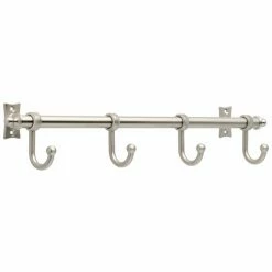 Top 10 ๐ Metal Liberty Hardware 19 In. Essick ๐งฅ Coat And Hook Rack With 4-Hooks - Satin Nickel ๐