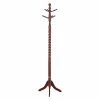 Deals 🧨 Monarch Specialties Wood Shannon Twist 🧥 Coat Rack - Cherry ❤️