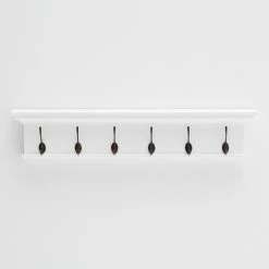 Cheapest 🛒 Metal Nova Solo Halifax 6 Hook Wall 🧥 Coat Rack 👏