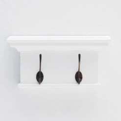 Best Sale 🌟 Metal Nova Solo Halifax 2 Hook Wall 🧥 Coat Rack 👏