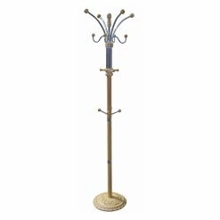 Best deal 🥰 ORE International 12 Hook Chrome & Wood 🧥 Coat/Hat Rack 🌟