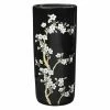 Best Pirce 😀 Ceramic Oriental Furniture 18 In. Flower Blossom Umbrella Stand 👏