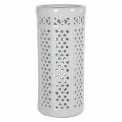 Hot Sale 🥰 Ceramic Oriental Furniture Lattice Decorative Umbrella Stand 👍
