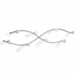 New 😍 Spectrum Diversified Designs Metal Spectrum Diversified Sweep Wall Mount 8-Hook Rack 🔔