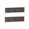 New ⌛ Wood RiverRidge Home Afton 3-Hook 🧥 Coat Rack - Set Of 2 😉