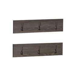 New ⌛ Wood RiverRidge Home Afton 3-Hook 🧥 Coat Rack - Set Of 2 😉
