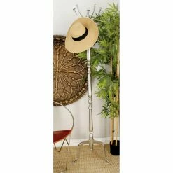 Best Sale 👏 DecMode Metal Aluminum Standing 🧥 Coat Rack - 72H In. ❤️