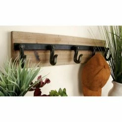 Deals ✨ Wrought Iron DecMode Metal 🧥 Coat Rack 😀