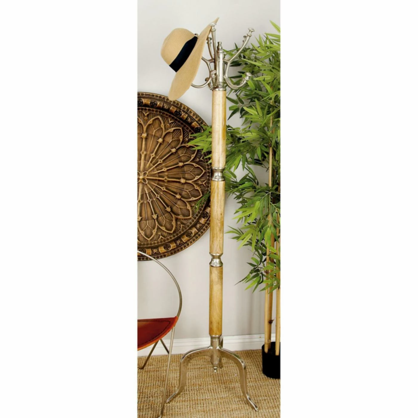 Promo π Metal DecMode 72 In. Aluminum π§₯ Coat Rack β