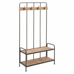 Top 10 ⭐ Wrought Iron DecMode Metal And Wood 🧥 Coat Rack ⭐