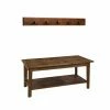 Deals 😍 Wood Alaterre Furniture Revive Wall 🧥 Coat Hook With Bench Set 🤩