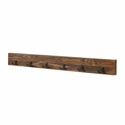 Buy 💯 Alaterre Furniture Pomona 48 In. Metal And Wood Wall 🧥 Coat Hook 🥰
