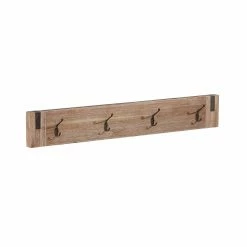 Best reviews of ✔️ Alaterre Furniture Woodstock Acacia Wood With Metal Inset 🧥 Coat Hook, Brushed Driftwood 👏