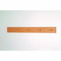 Cheap 🤩 Wooden Mallet 5-Peg Wood Wall 🧥 Coat Rack 🔔