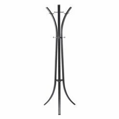 Coupon 🎁 WHI Curved Metal 🧥 Coat Rack - Black 😉