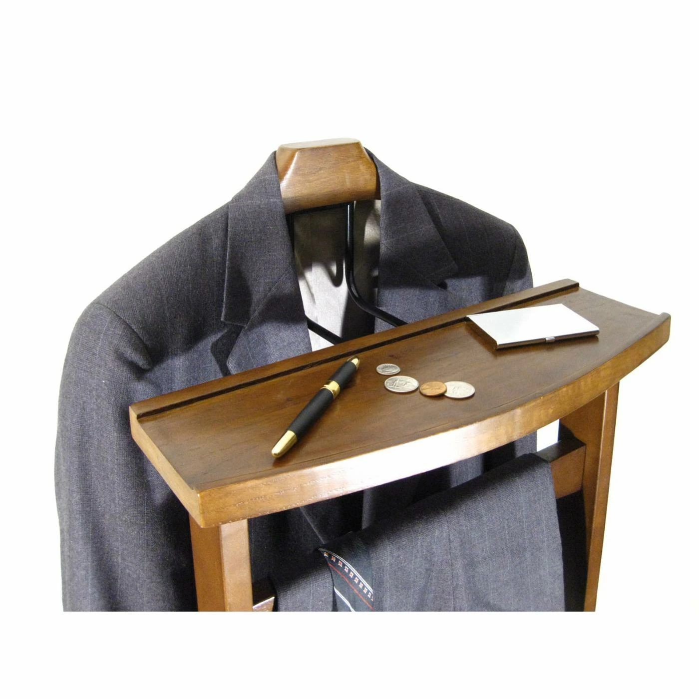 Hot Sale ⌛ Wood Proman Ashton Wardrobe Valet 🎉 - Image 5