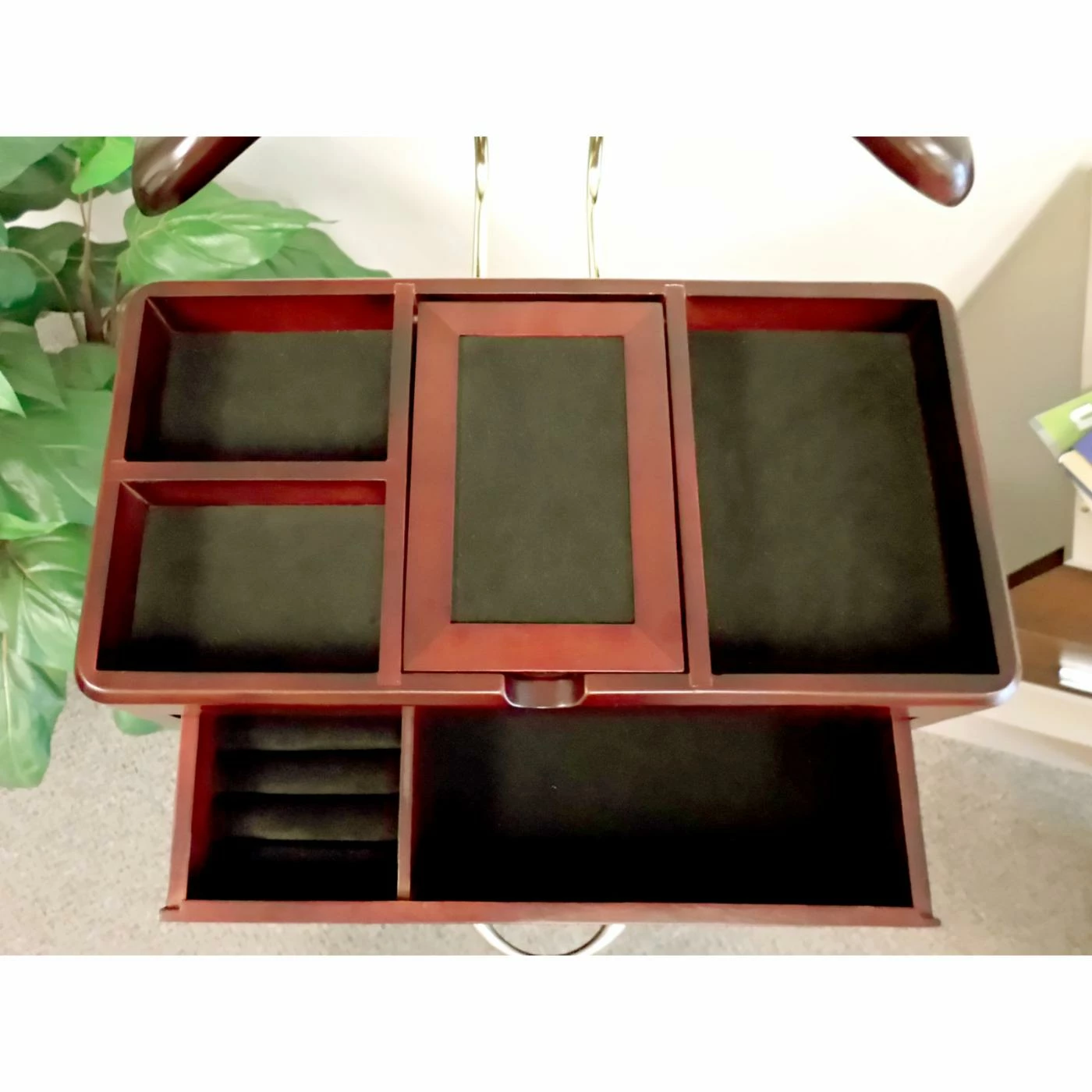 Outlet 🥰 Wood Proman Norstar Valet With Flip Mirror 🛒 - Image 5