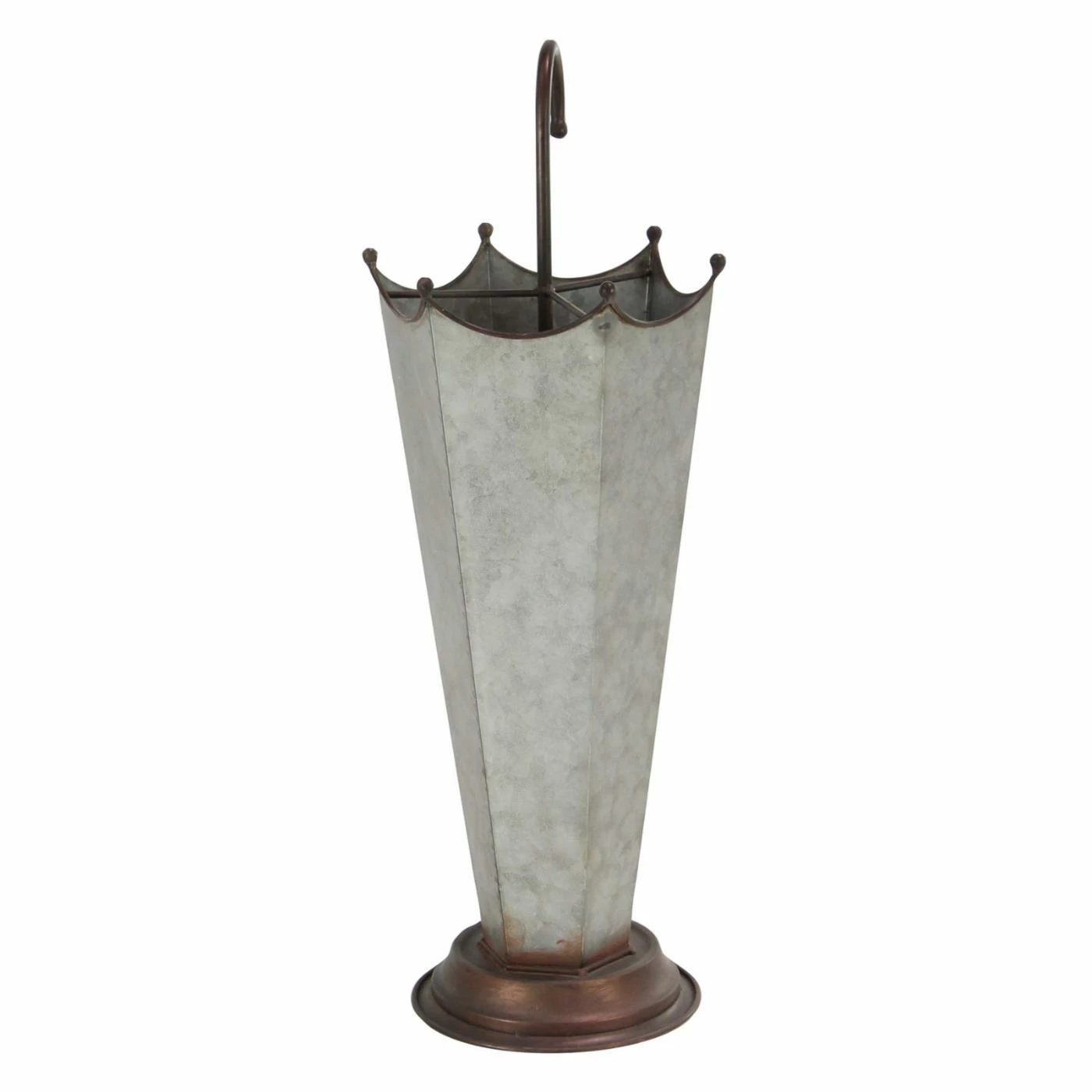 Hot Sale 🔥 Metal DecMode Farmhouse Galvanized Iron Umbrella Stand 🎉 - Image 5